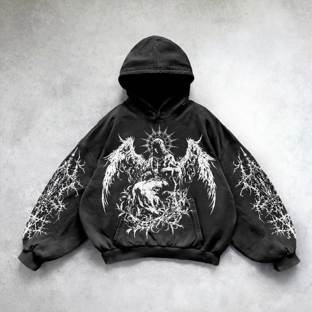 Printed Casual Hoodie American Sweater