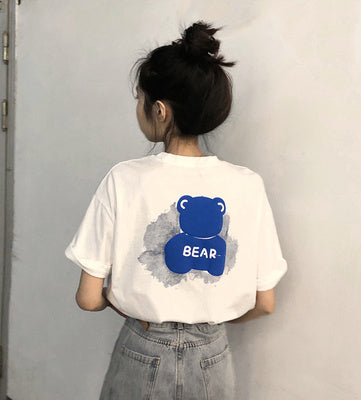 Women's Summer Pure Cotton Casual Sleeve T-shirt