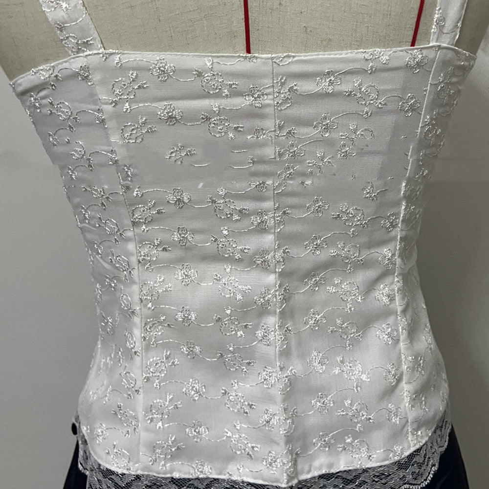 Women's Corset Lace Suspender Top