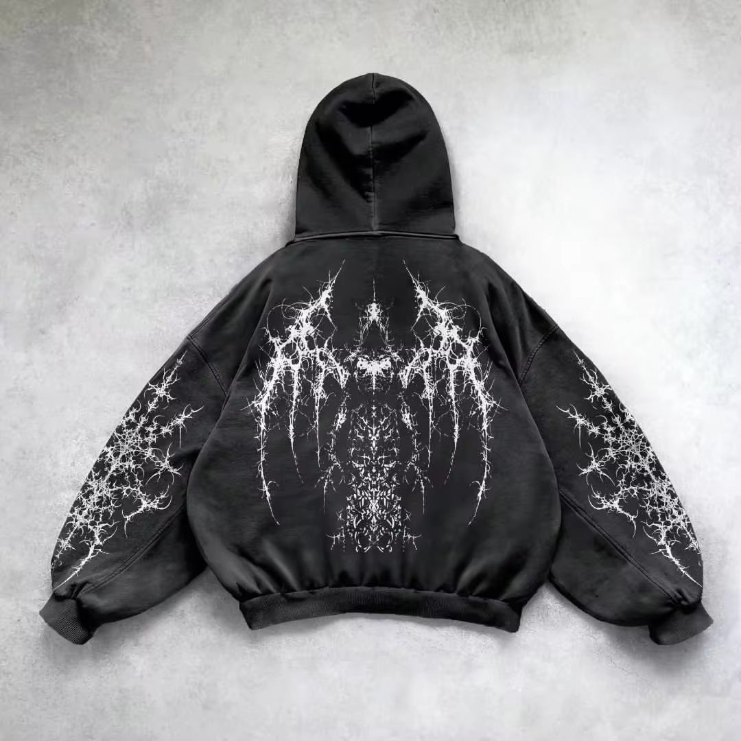 Printed Casual Hoodie American Sweater