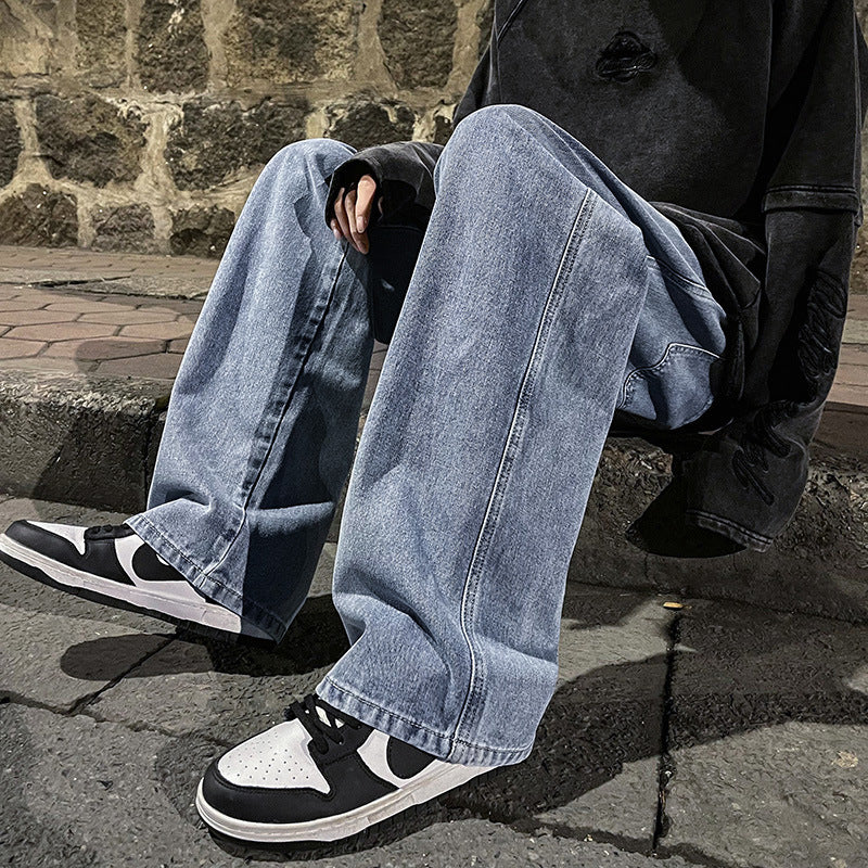 Loose Casual Pants Plus Size Straight Jeans