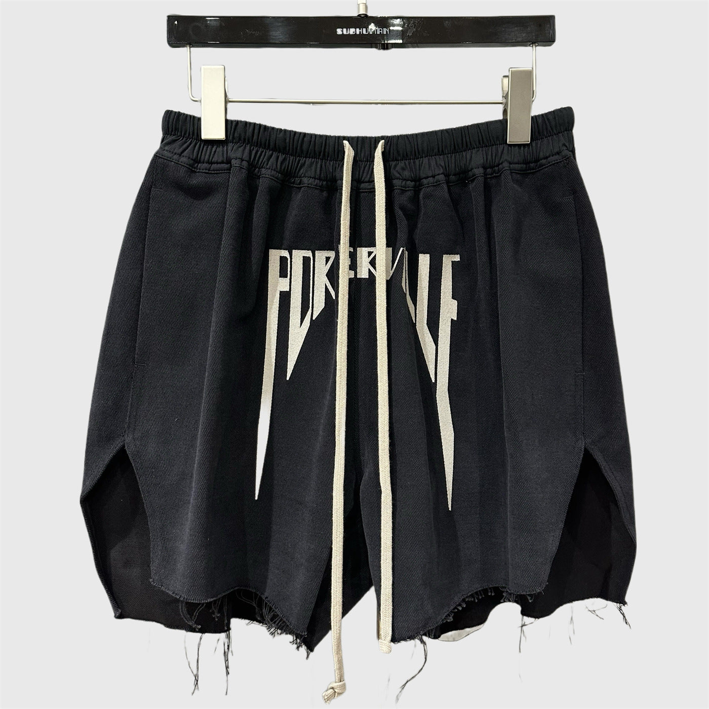 Double Slits Burr Trendy Pants