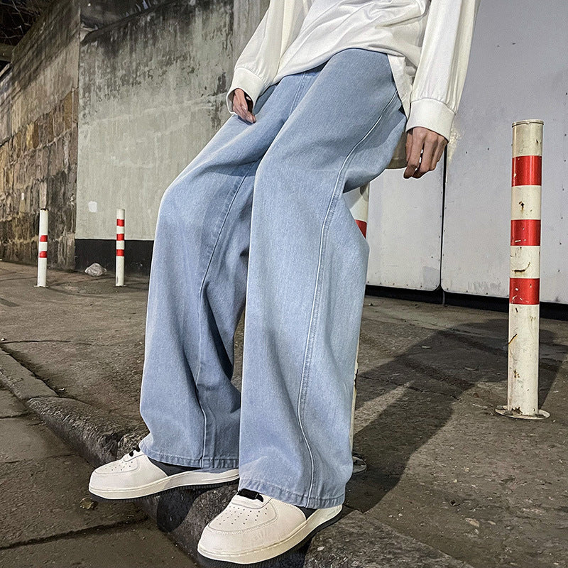 Loose Casual Pants Plus Size Straight Jeans