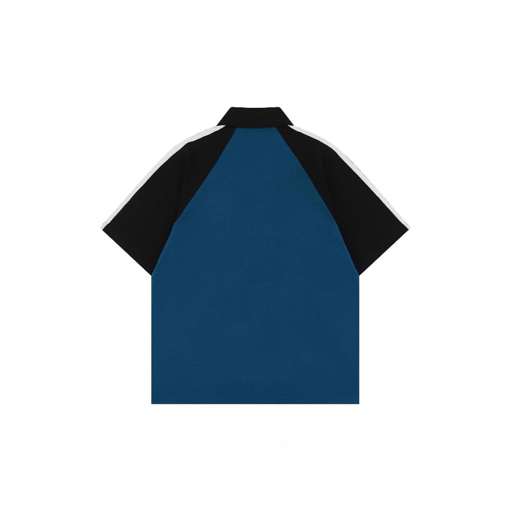 Retro College Raglan Sleeve Short Sleeve T-shirt For Men And Women