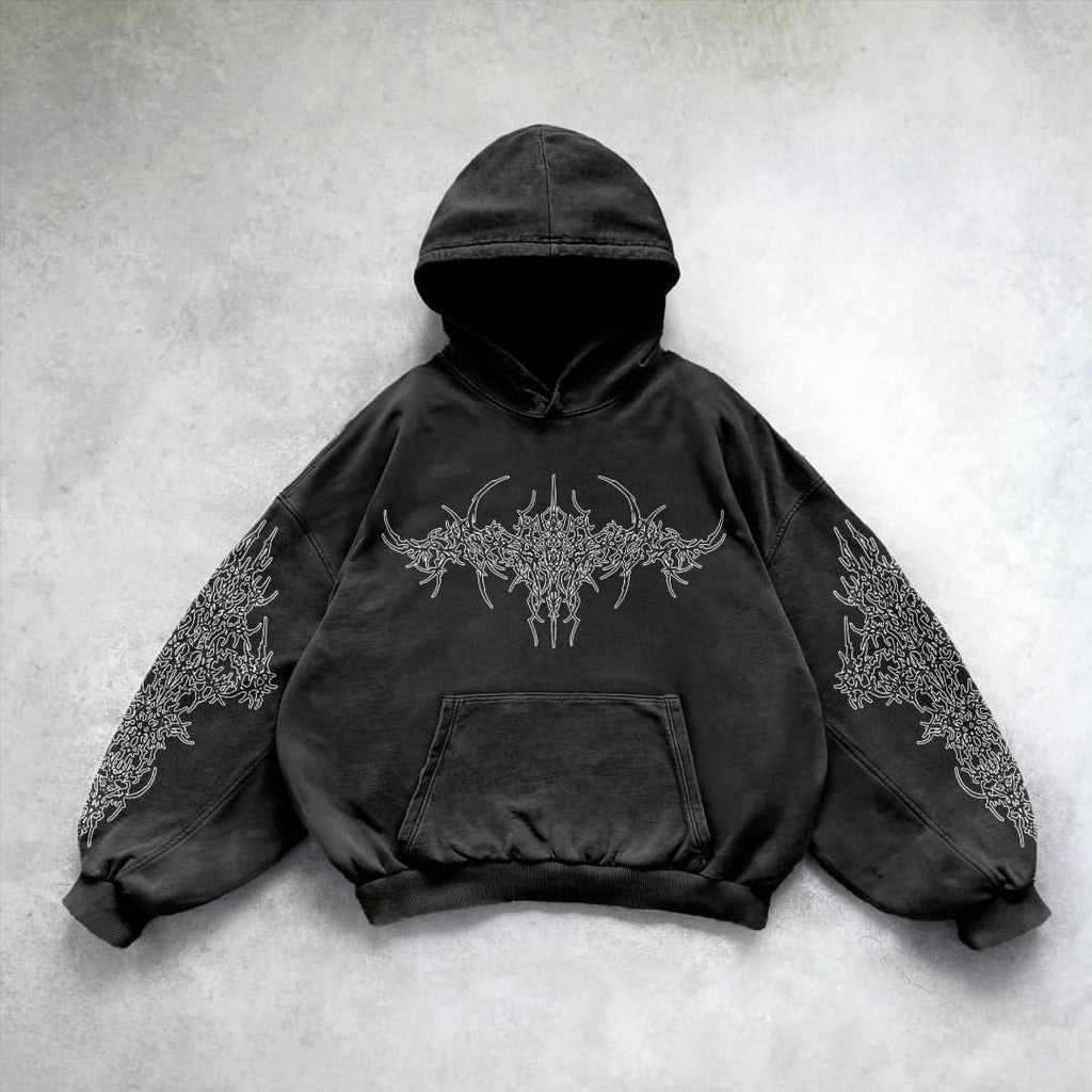 Printed Casual Hoodie American Sweater