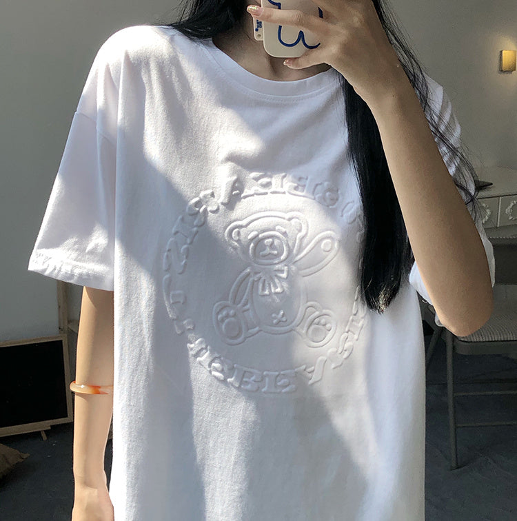 Women's Summer Pure Cotton Casual Sleeve T-shirt